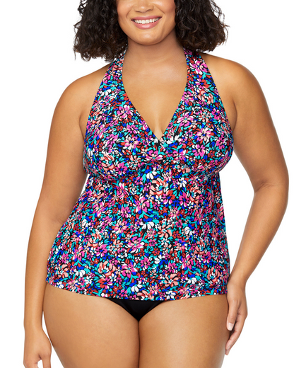 2025 Leilani Plus Kauai Breeze H-Back Tankini Top - N850456