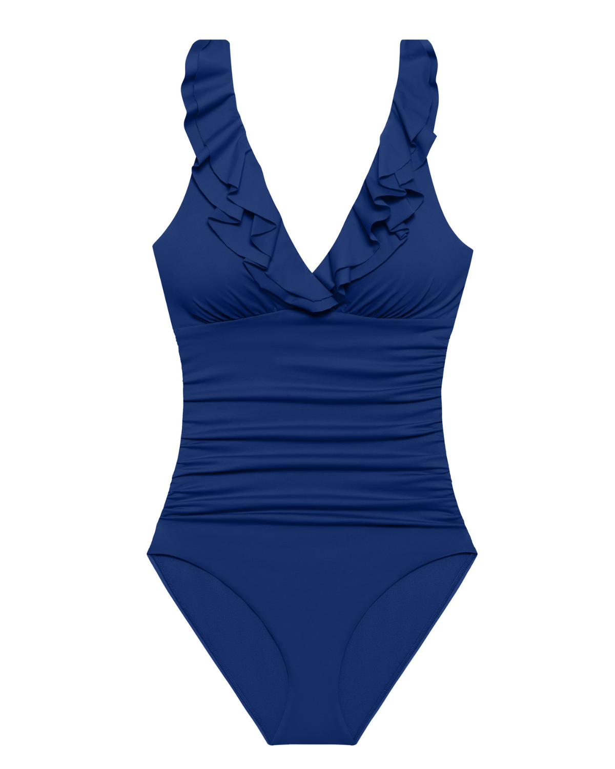 Lauren Ralph Lauren Ruffle Surplice One Piece (More Colors Available) - 206010101