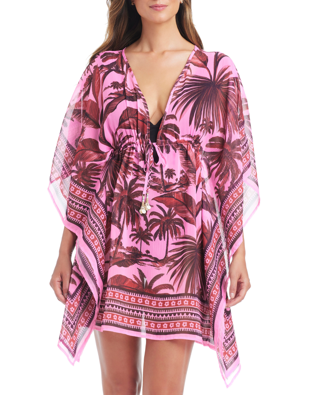 Bleu by Rod Beattie White Lotus Caftan Cover Up - RBWH26802