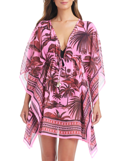 Bleu by Rod Beattie White Lotus Caftan Cover Up - RBWH26802