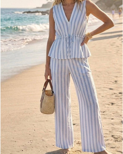 Pick Pink Two Piece Top and Pant Set - Mnm261