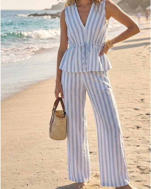 Pick Pink Two Piece Top and Pant Set - Mnm261