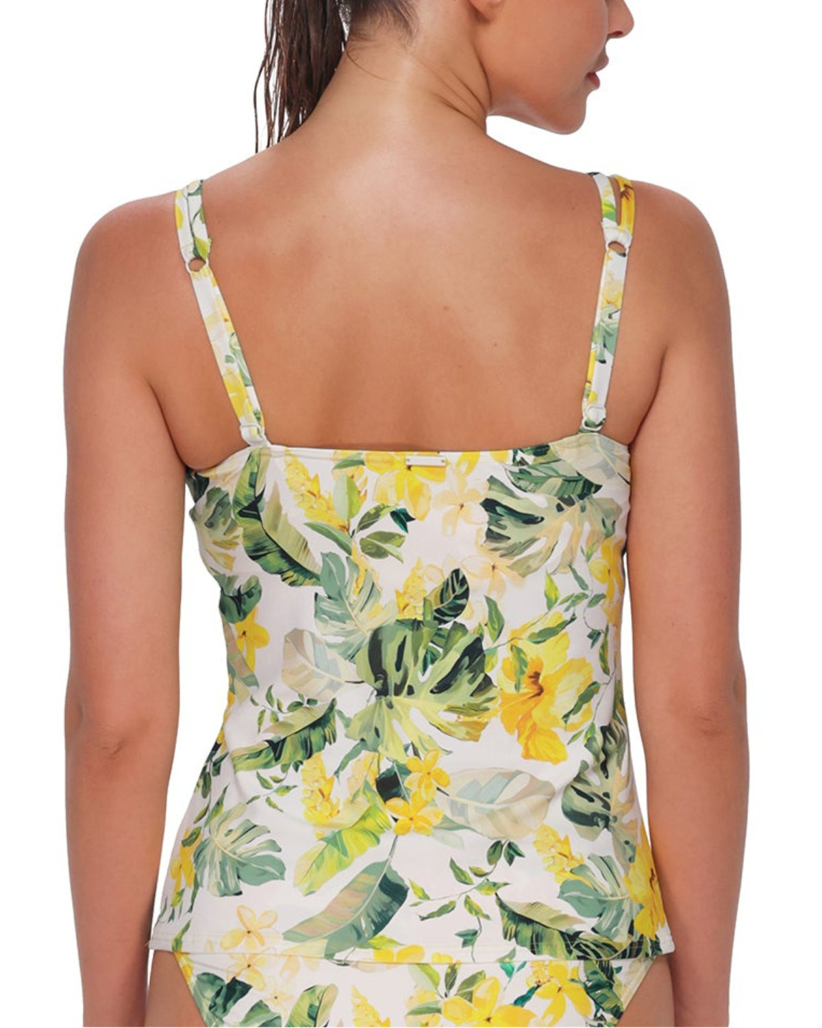 Sunsets Isla Soleil Crepe Taylor D+ Underwire Tankini Top - 75