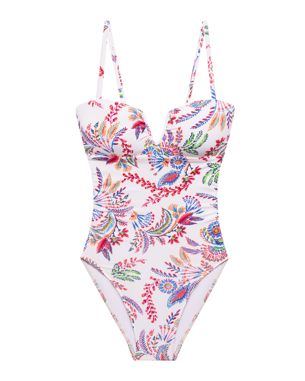 2025 Lauren Ralph Lauren Fleurette Floral Underwire One Piece Swimsuit - 20530066