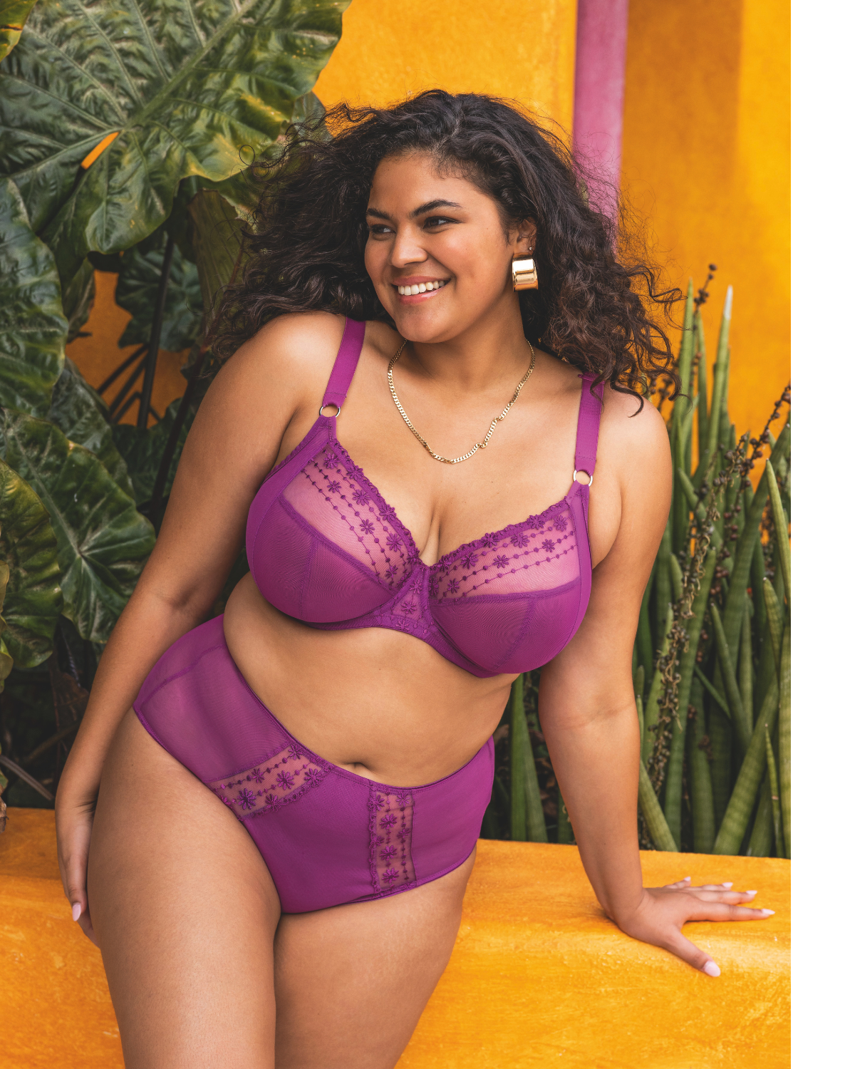 Elomi Matilda Full Brief Panty - 8906 - Hollyhock