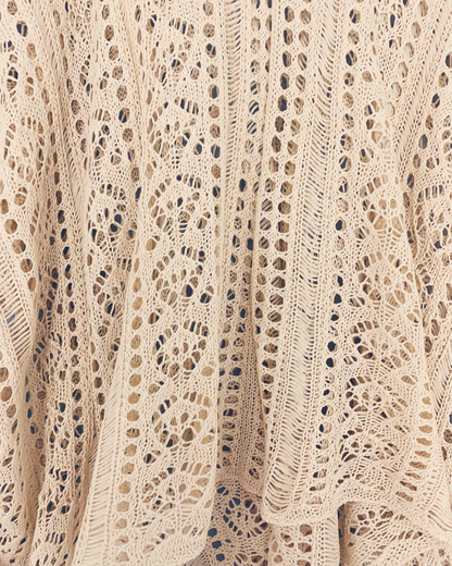 JC Sunny Side Tassel Crochet Tunic - JC063308