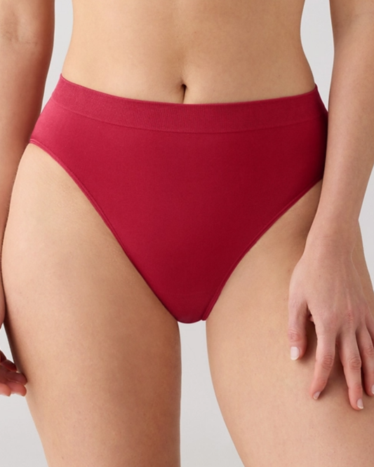 Wacoal B-Smooth Seamless Hi-Cut Brief (More colors available) - 834175 - Regina Red