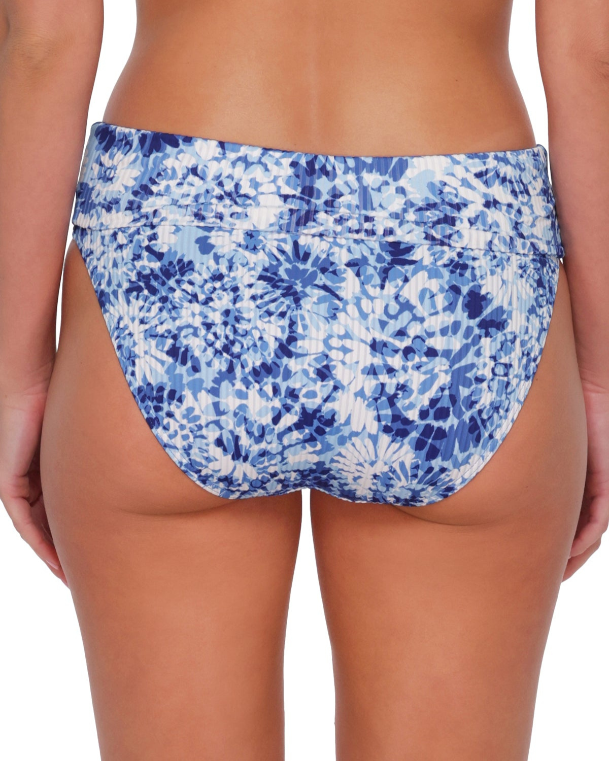 Sunsets Island Ink Rib Hannah High Waist Bottom - 33B