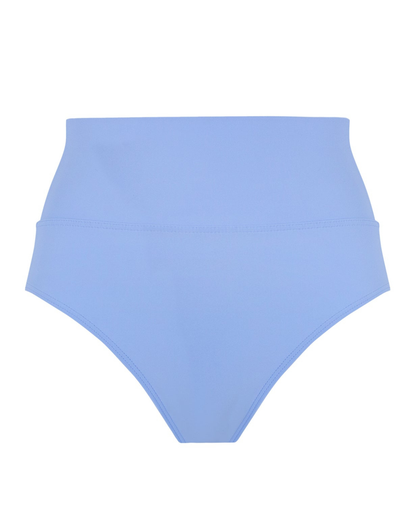Sunsets Solids Blue Whisper Hannah High Waist Bottom - 33B