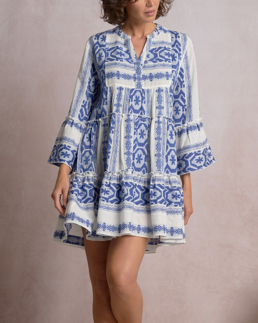 Elan Woven Flowy Dress w/ Pockets - CPE5570