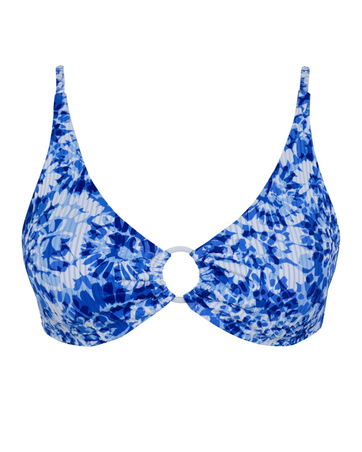 Sunsets Island Ink Rib Carrie Crossback Top - 640T