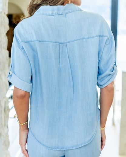 Splendid Iris Lyocell Camp Shirt - 22-501