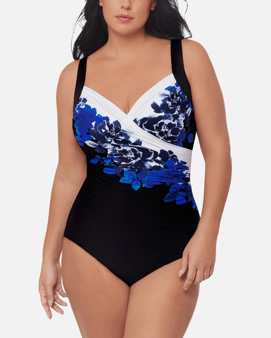 Miraclesuit Women's Plus Ombra Flora Sanibel Underwire One Piece - 6567063W