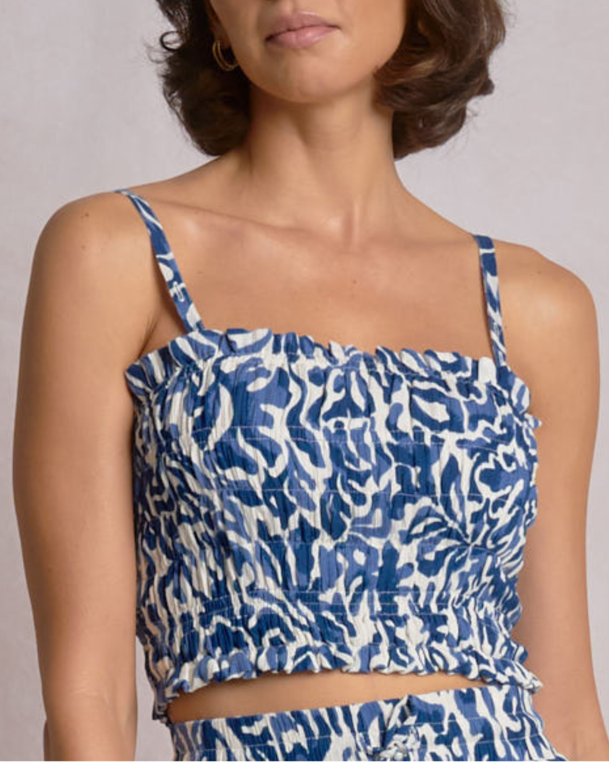 Elan Coralina Smocked Top - RGP11243