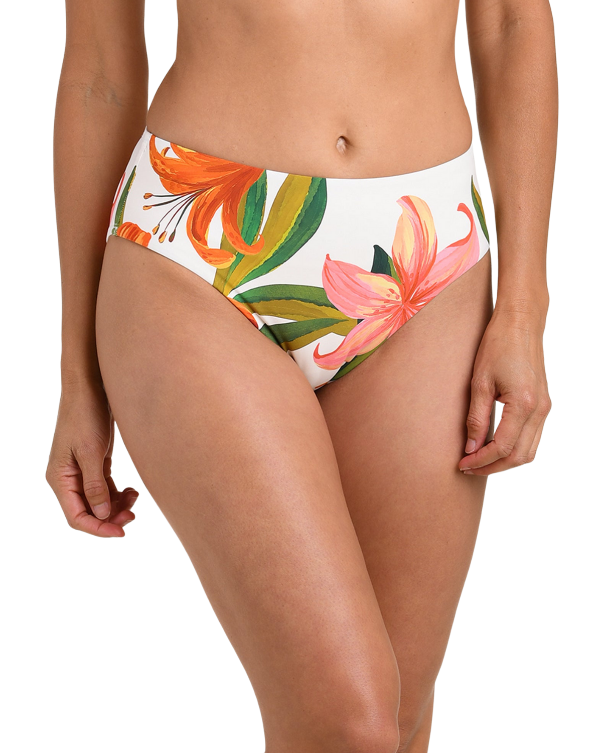 La Blanca Jungle Blossoms Mid Rise Bottom - LB6CJ97
