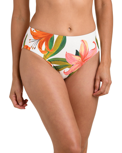 La Blanca Jungle Blossoms Mid Rise Bottom - LB6CJ97