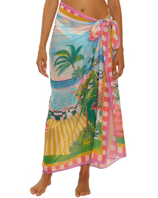 Becca by Rebecca Virtue Miami Beach Sarong Cover Up - 8870671