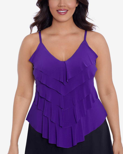Trimshaper Solids Rachel Tankini Top (More Colors Available) - 6534021