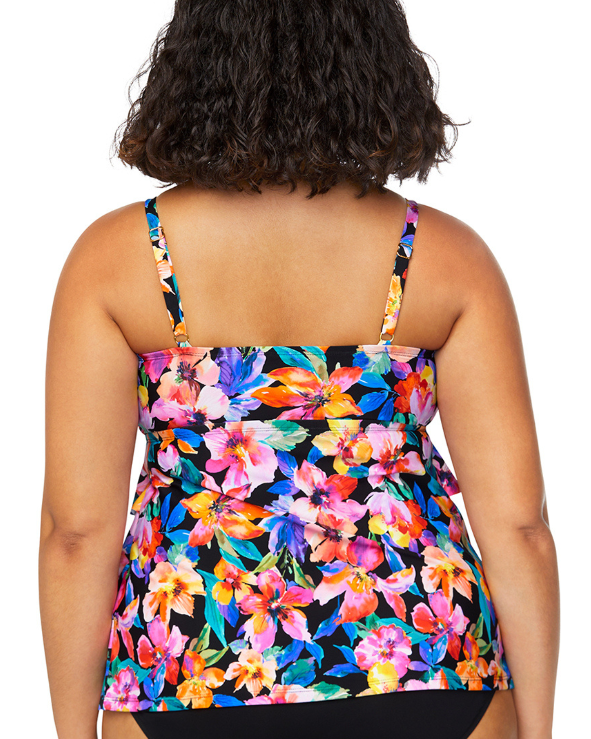 2025 Leilani Plus Coconut Cove 3 Tiered Underwire Tankini Top - N850360