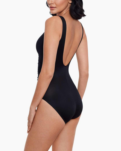 2025 Miraclesuit Solids Escape Underwire One Piece - 6516666 - Black