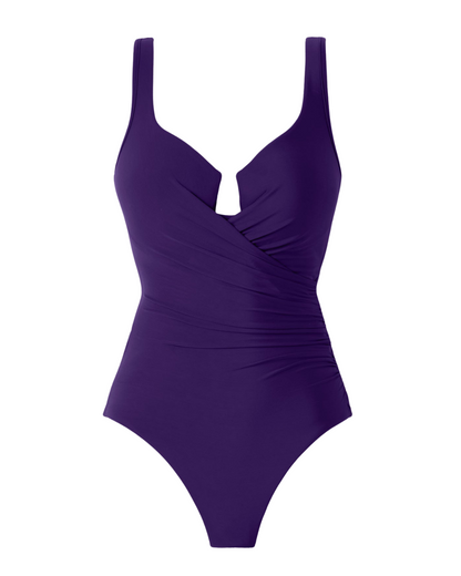 2025 Miraclesuit Solids Escape Underwire One Piece - 6516666 - Mulberry