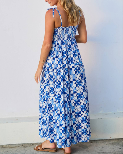 Kenny Flowers Greece Maxi Dress - RDS-GRG