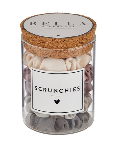 Bella Beauty Satin Scrunchies Jar - Lilac Ash Ombre - N2670