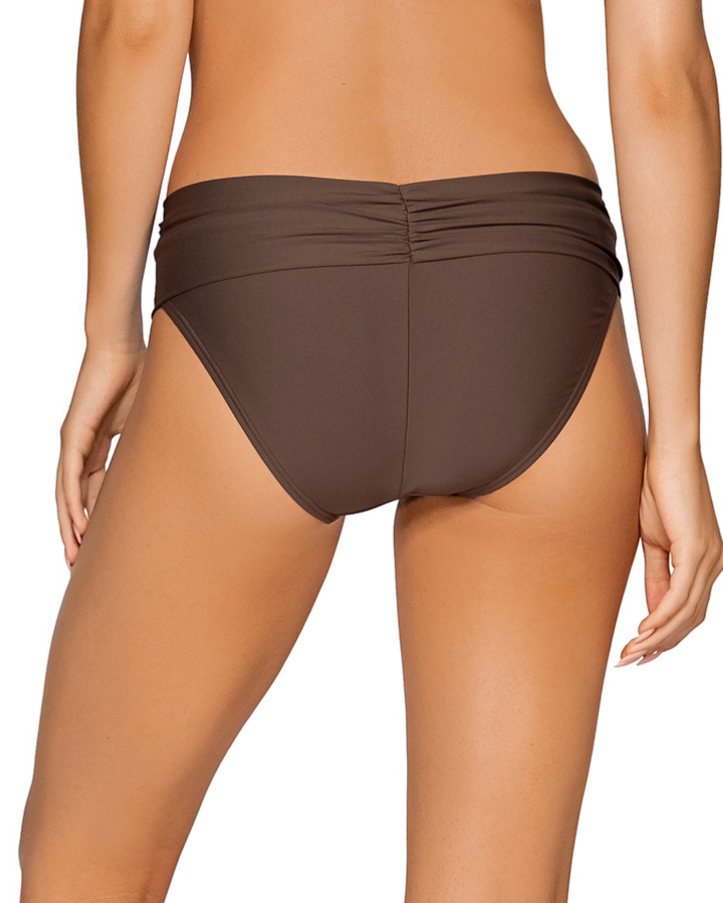 Sunsets Solids Unforgettable Hipster Brief Bottom - 27BS - Tiki Brown(Final Sale, Cannot Be Returned or Exchanged)