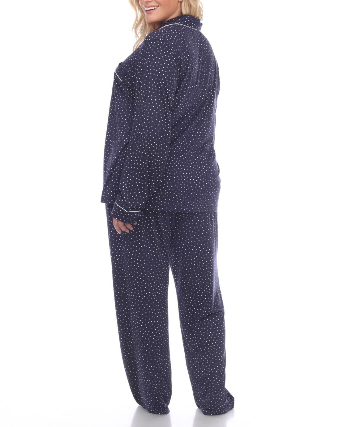 White Mark Long Sleeve Pajama Set (More Colors Available) - PS3686