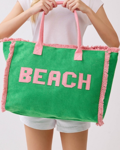 Fame Beach Fringe Tote Bag (More Colors Available) - MB0330