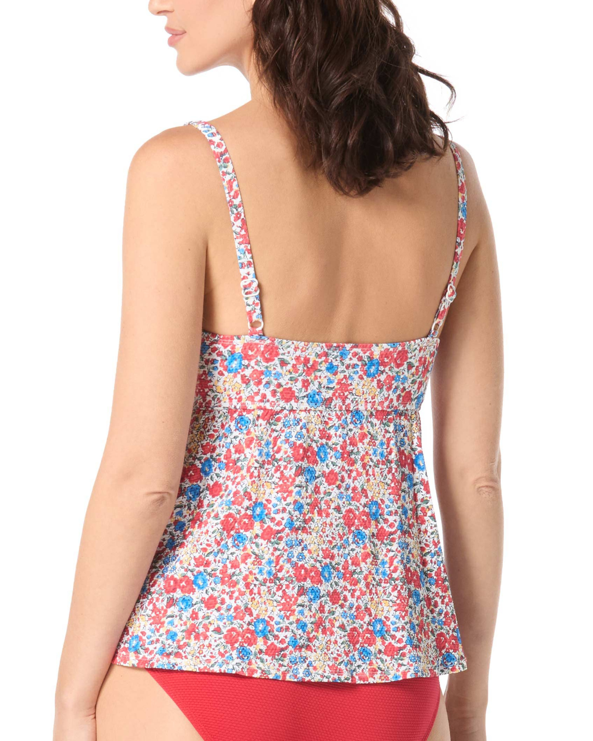 Beach House Bella Floral Willow Twist Underwire Tankini Top - H6J756