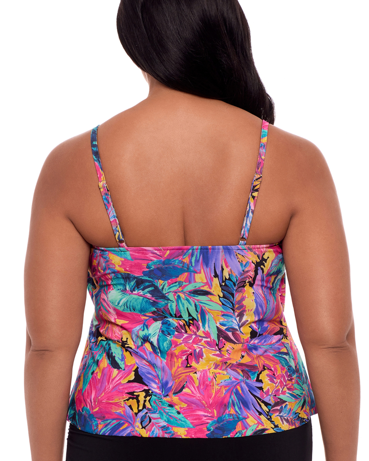 Trimshaper Paradise Palm Ronnie Tankini Top - 6556503