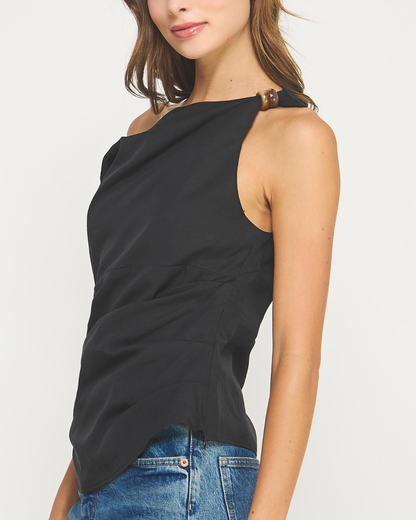 Strut & Bolt Asymmetric Twisted Bead Top - T-50611