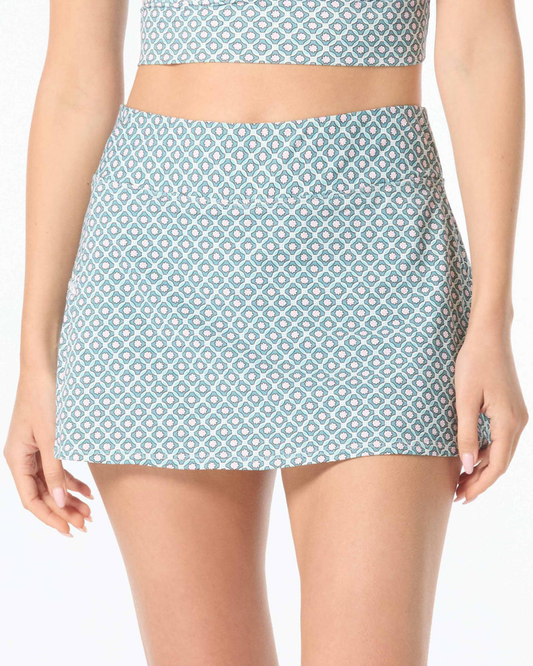 Beach House Endless Summer Emma Pull On Swim Skort - H3K371