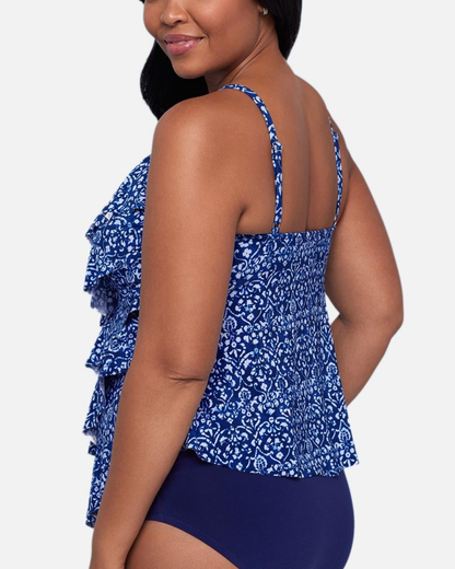 Trimshaper Sumatran Scrolls Rachel Tankini Top - 6551025