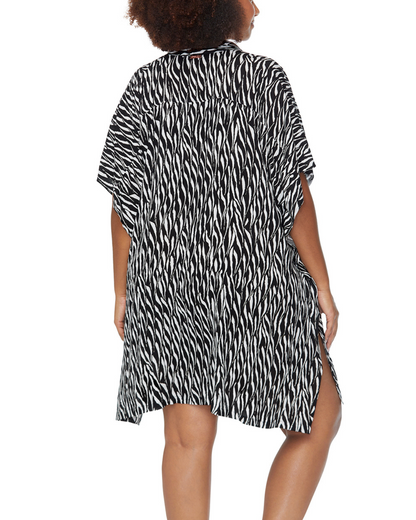 2025 Raisins Curve Vacay Button Up Cover-Up - N840393