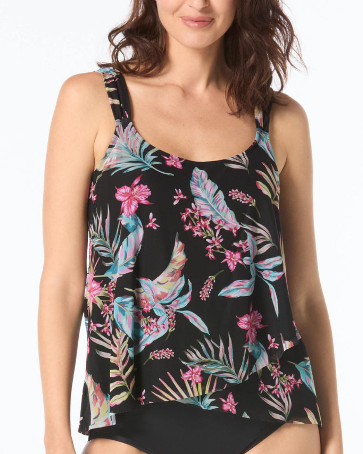 Beach House Endless Summer Amelia Underwire Mesh Tankini Top - H3K058