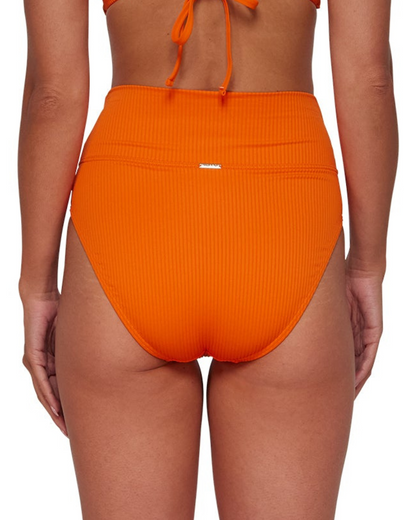 2025 Sunsets Sandbar Kumquat Sandbar Rib Hannah High Waist Bottom - 33B
