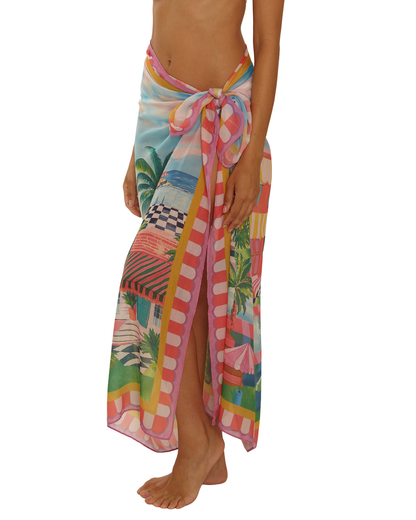 Becca by Rebecca Virtue Miami Beach Sarong Cover Up - 8870671