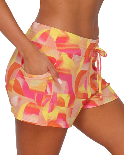 Sunsets Dreamsicle Crepe Laguna Swim Short - 905B