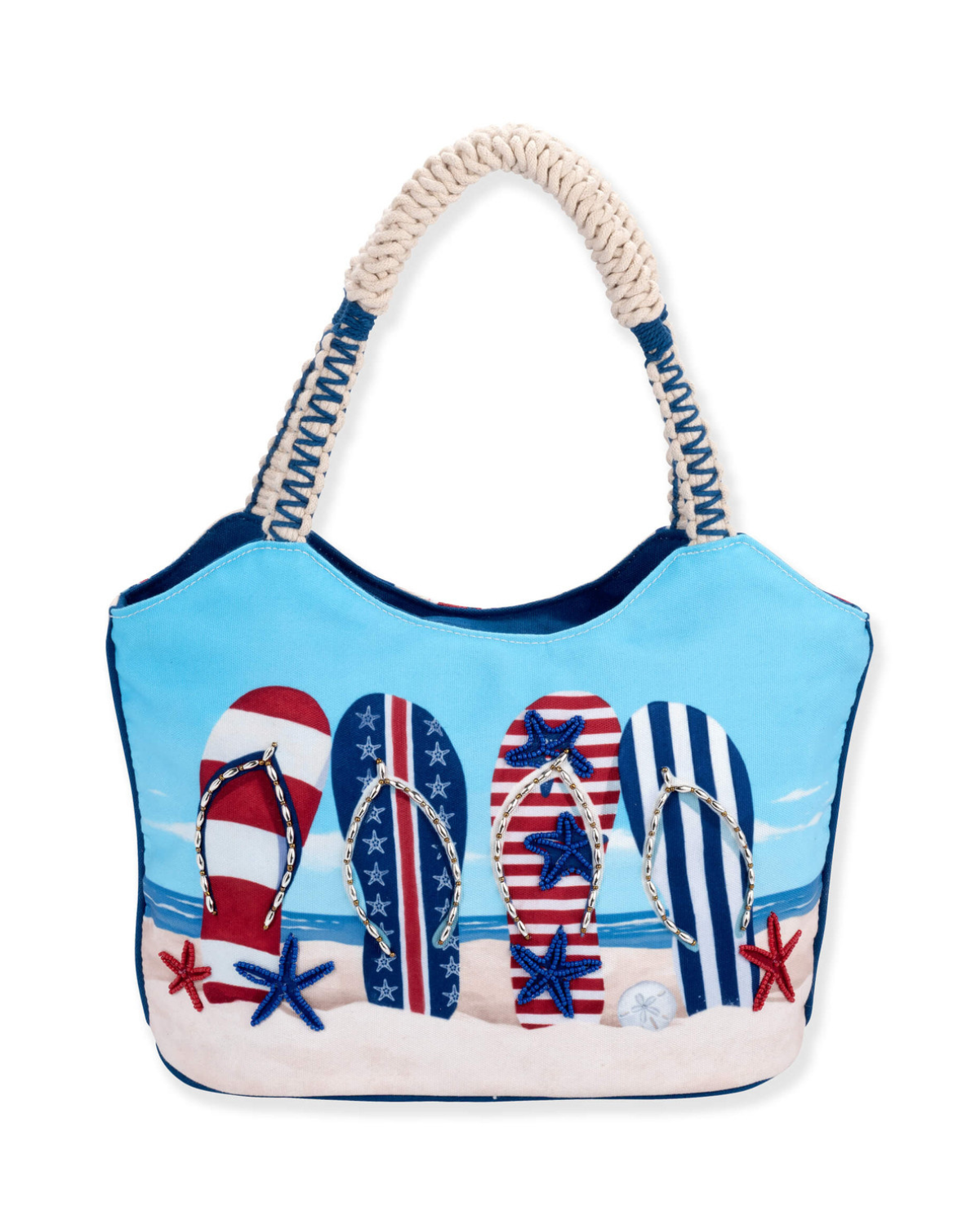 Sun N Sand July Sandals Scoop Tote Beach Bag - SD4851