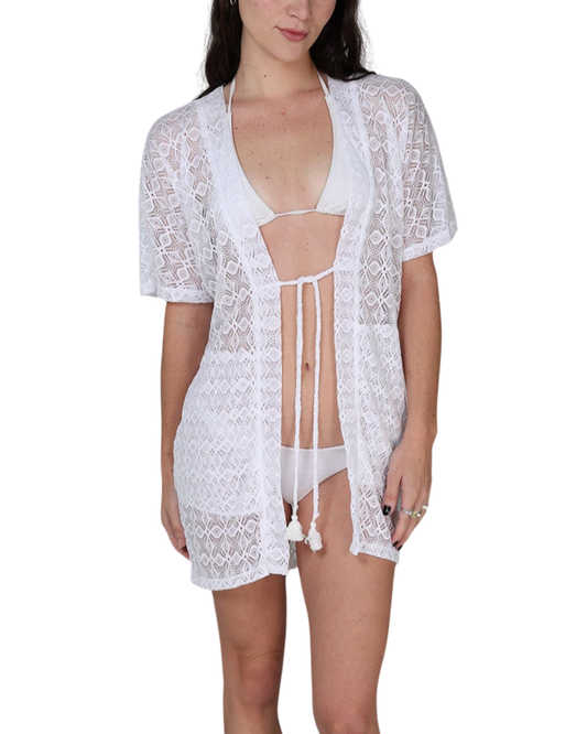 J Valdi Diamante Open Front Kimono Cover Up (More Colors Available) - J15466