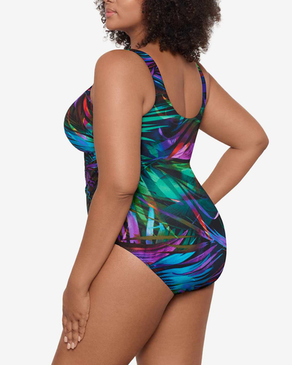 Miraclesuit Women's Plus Palma Paradiso Oceanus One Piece - 65660488W