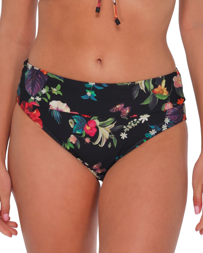 Sunsets Fleur Noire Hannah High Waist Fold Over Bottom - 33B