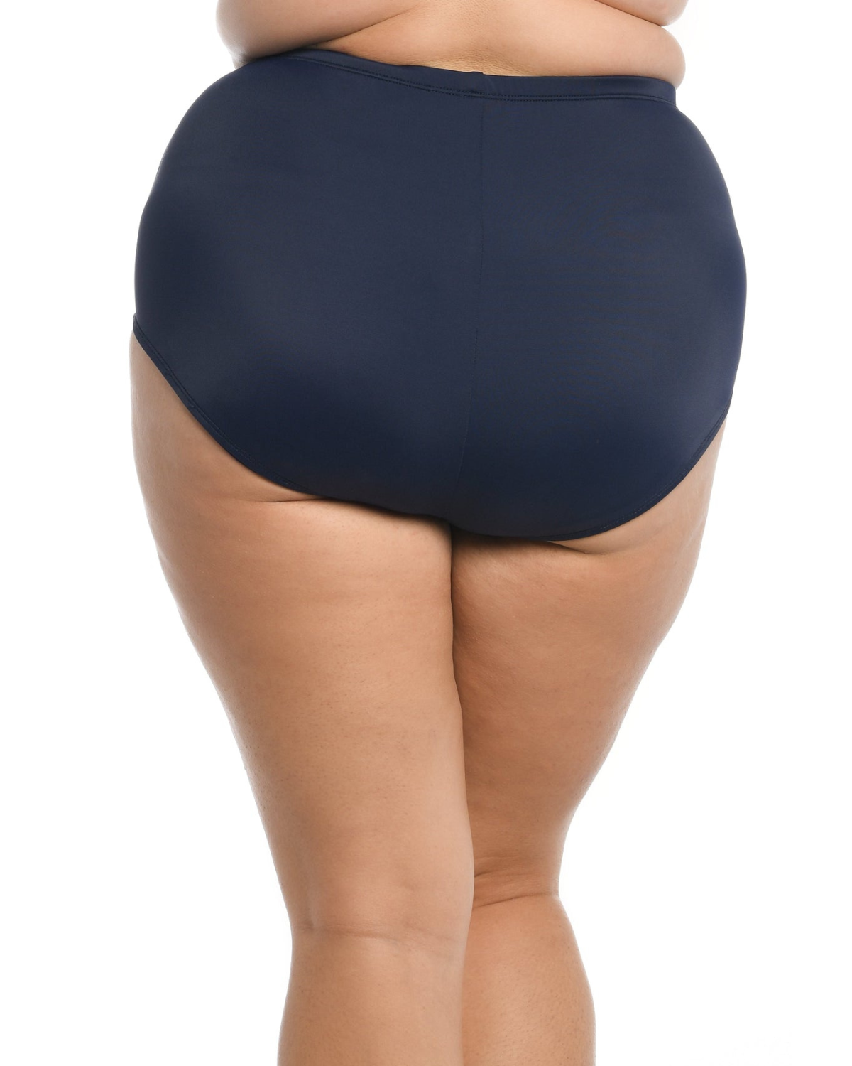Maxine of Hollywood Women's Plus Solid Full Pant Bikini Bottom - Mw6nk50