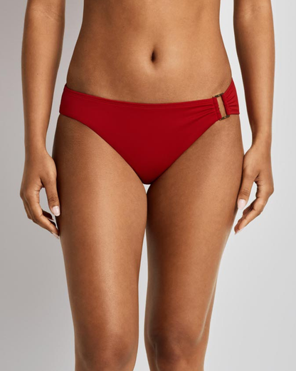 Lauren Ralph Lauren Beach Club Solids Ring Hipster Bikini Bottom - 20601051