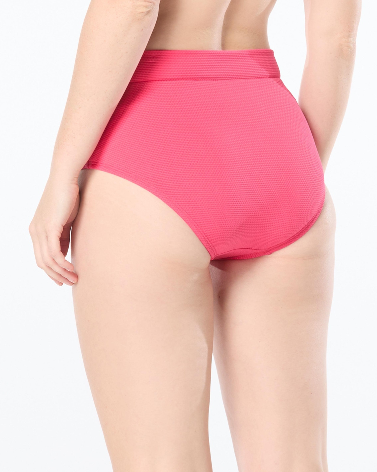 2024 Beach House Pique Solids Letty Crossover Textured Bikini Bottom - H51581