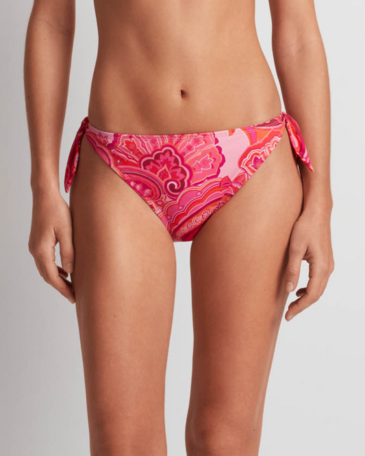 2025 Lauren Ralph Lauren Provence Paisley Tie Side Scoop Hipster Bottom - 20528159