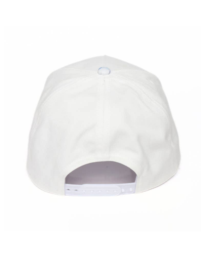 David and Young Bride Pearl Floral Print Brim Patch 5 Panel Cap - LCAP6798