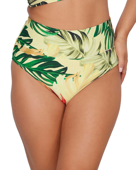 2025 Sunsets Amber Oasis Hannah High Waist Fold Over Bottom - 33B
